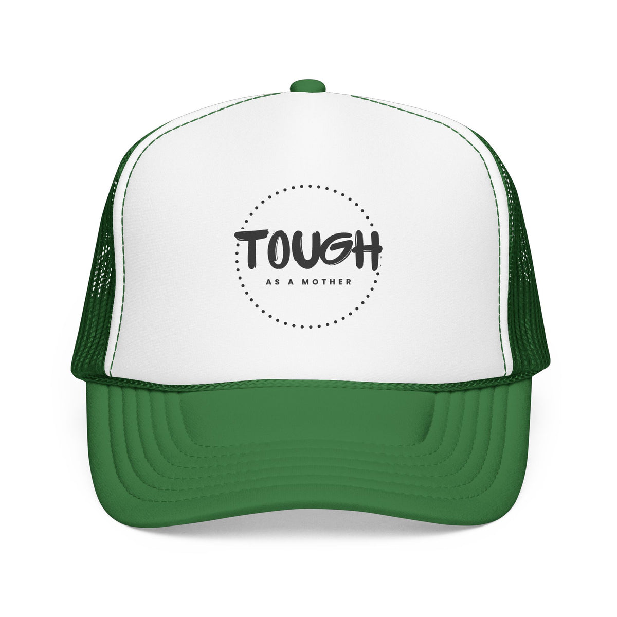 Tough As A Mother Trucker Hat — Retro Foam Mesh Cap for Moms
