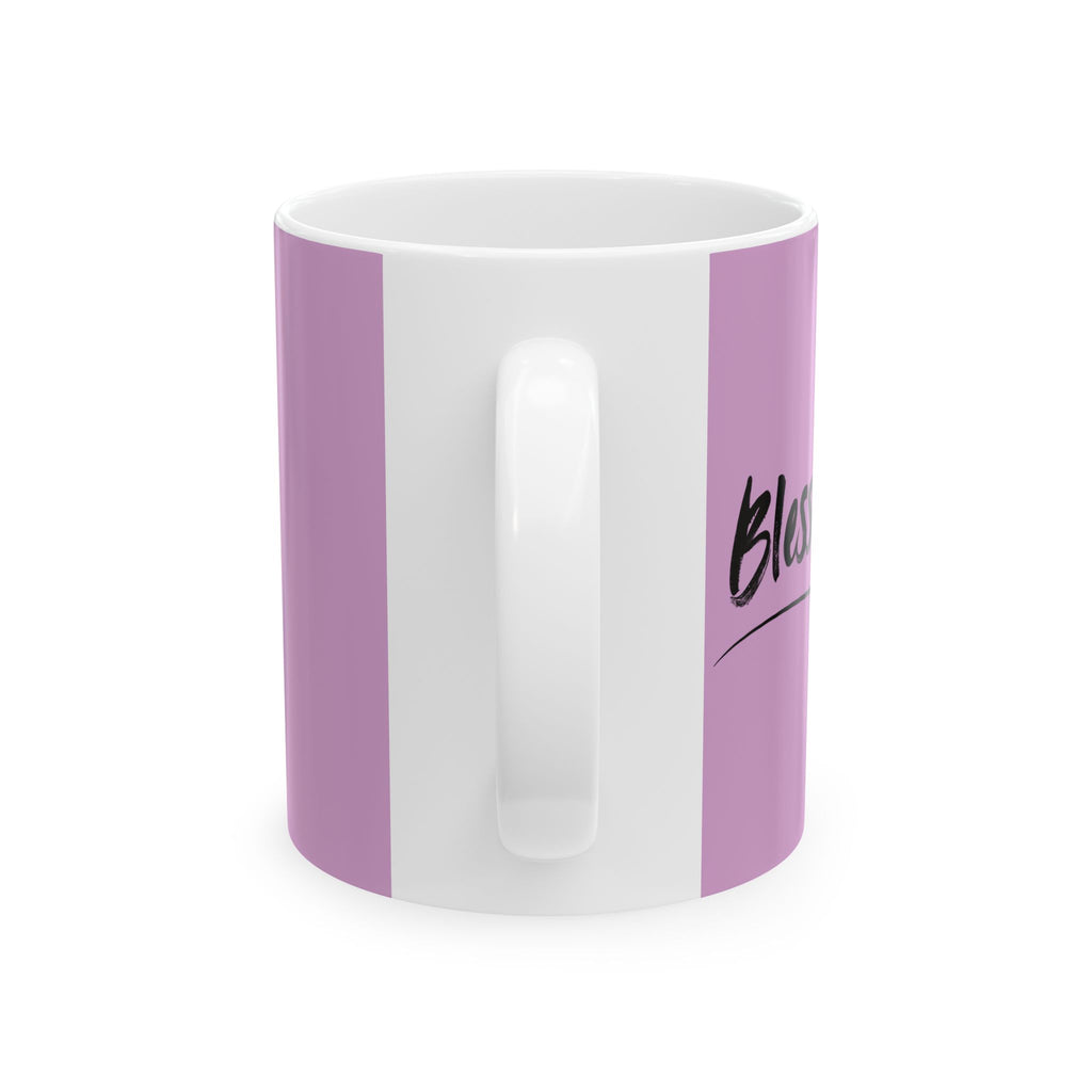 Blessed Nana Mug — Pink Personalized Nana Coffee Cup