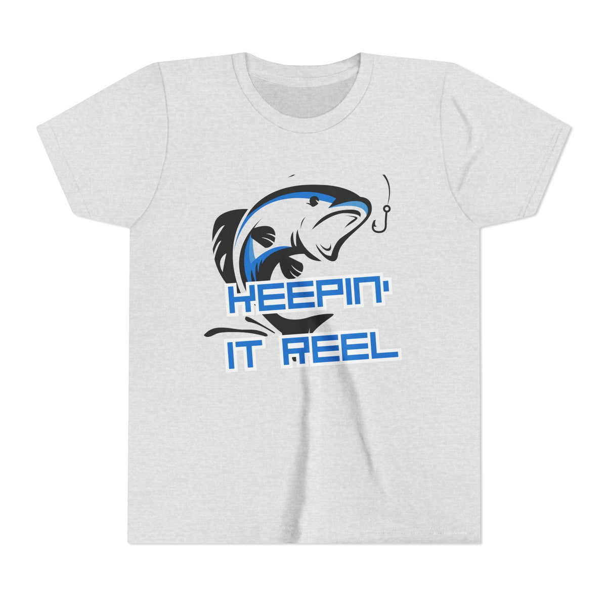 Youth Fishing Tee - "Keepin' It Reel" Graphic Shirt