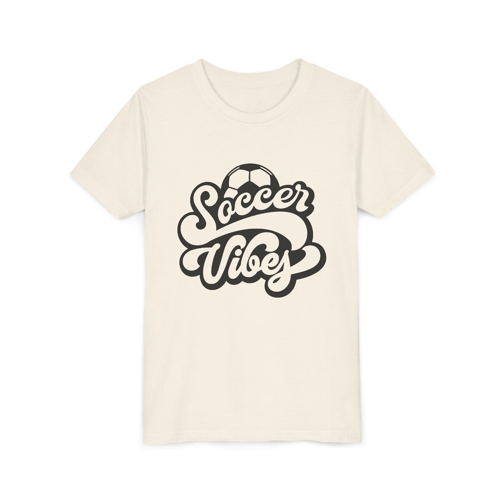 Soccer Vibes Youth Tee - Cute Kids' Sports T-Shirt