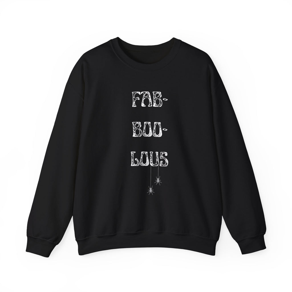 Fab-Boo-Lous Sweatshirt — Halloween Graphic Crewneck for Women & Teens