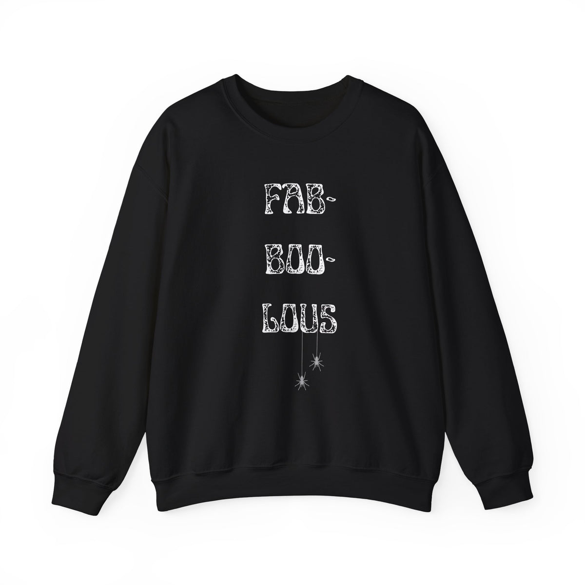 Fab-Boo-Lous Sweatshirt — Halloween Graphic Crewneck for Women & Teens