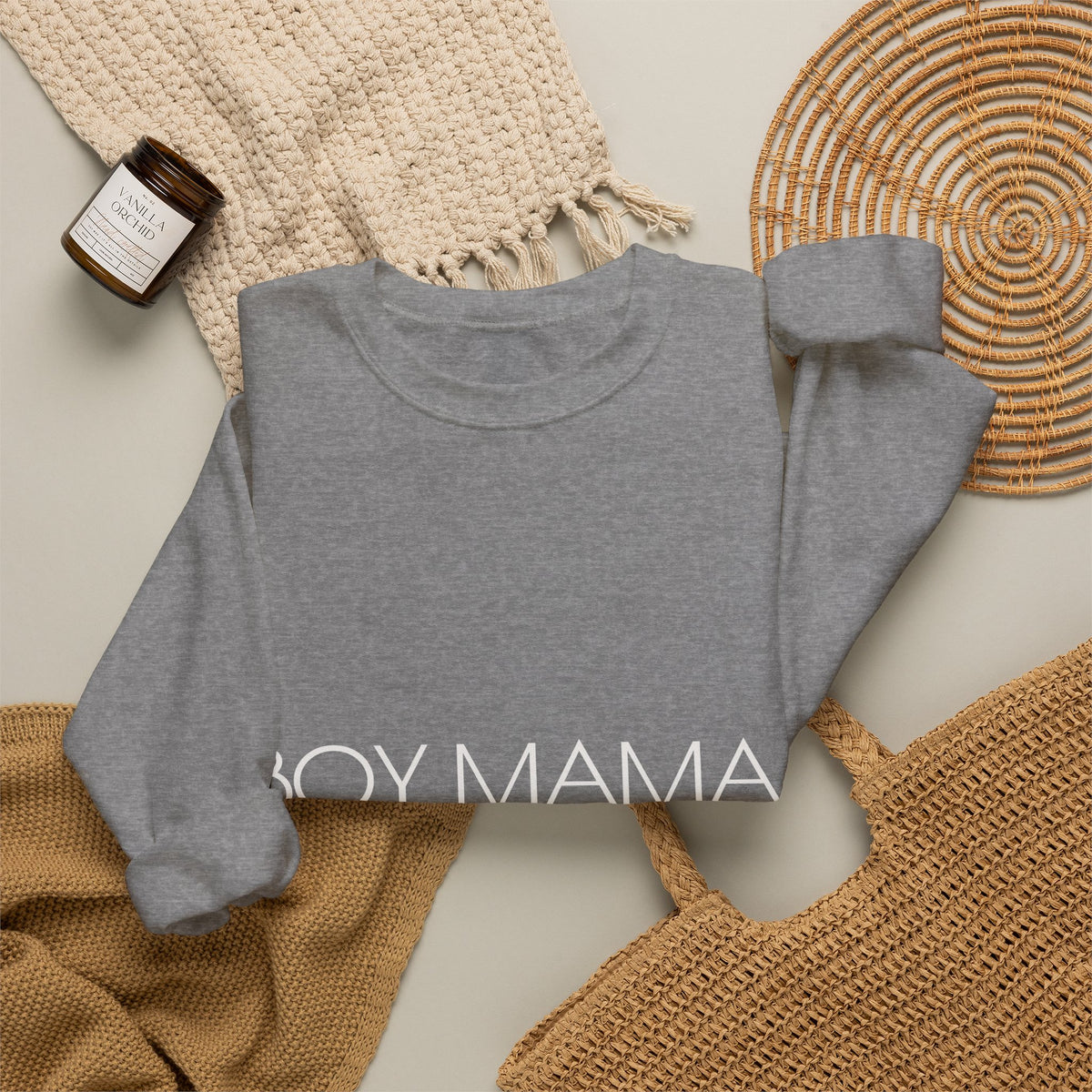 Boy Mama Crewneck Sweatshirt