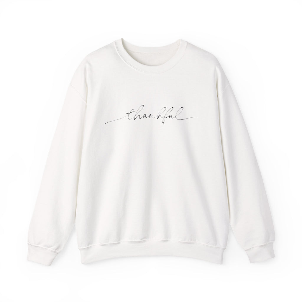 Thankful Script Crewneck Sweatshirt