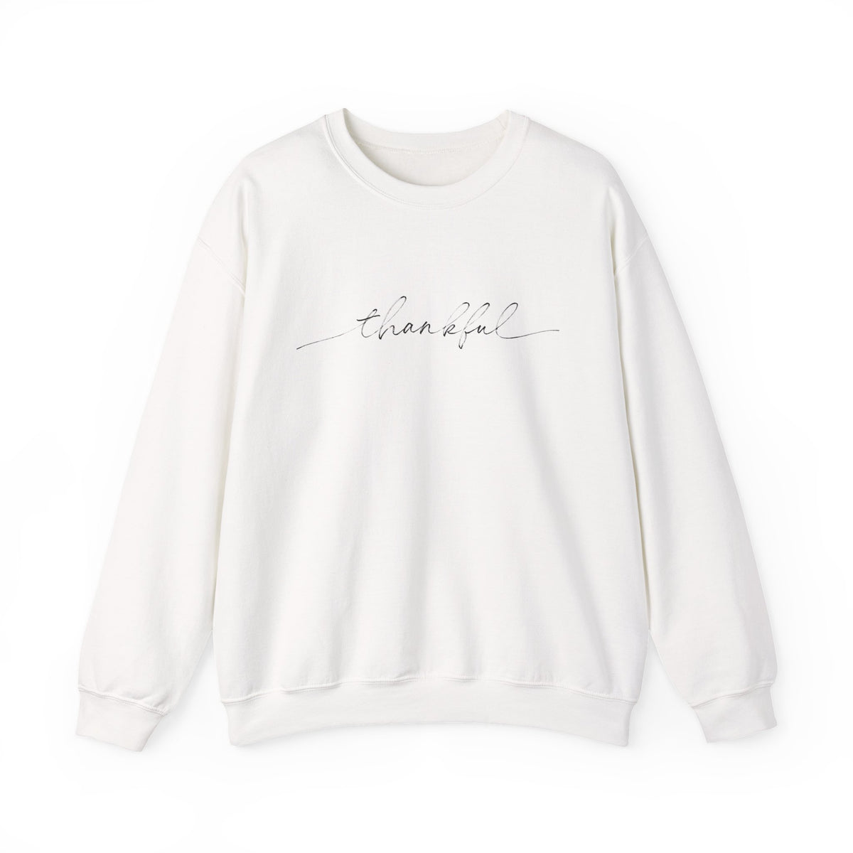 Thankful Script Crewneck Sweatshirt