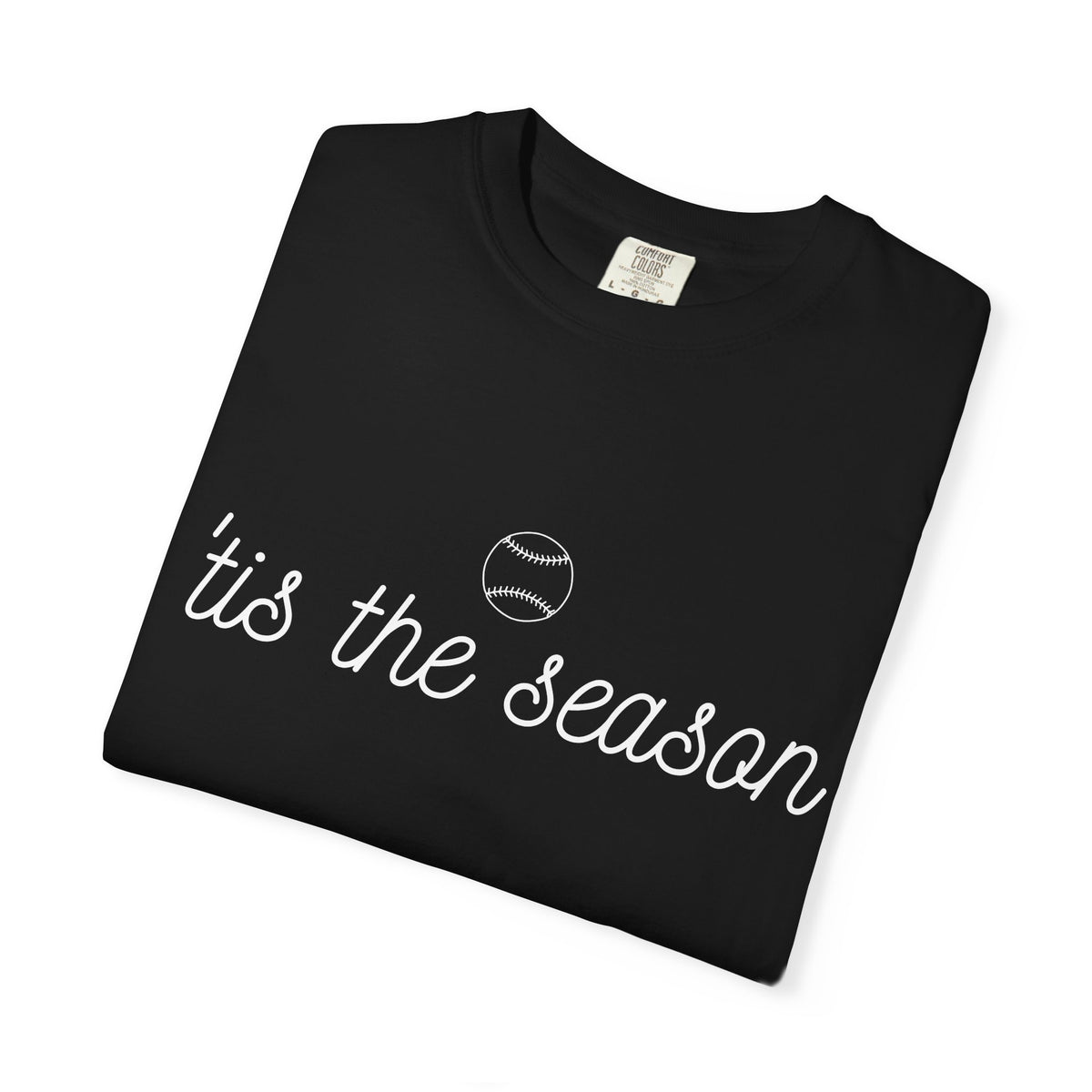 Women's T-Shirt — 'tis the season' Baseball Tee