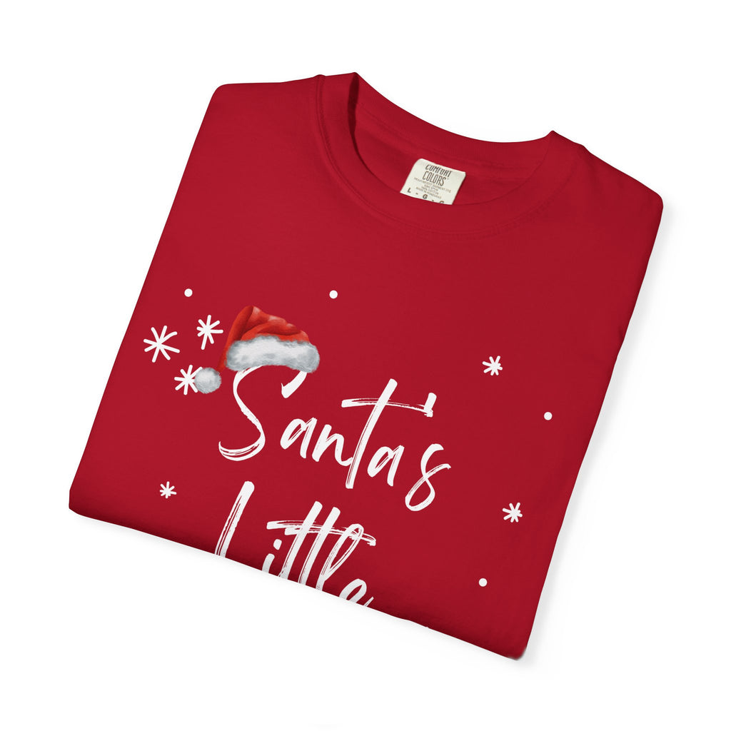 Santa's Little Helper T-Shirt — Women's Christmas Holiday Tee