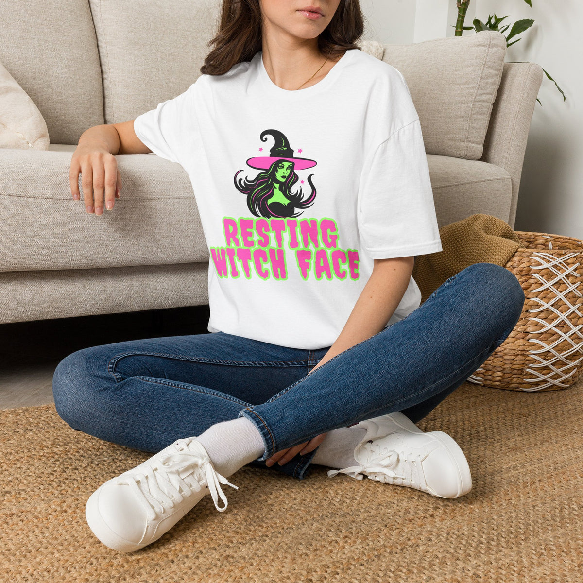 Resting Witch Face T-Shirt — Funny Halloween Witch Graphic Tee
