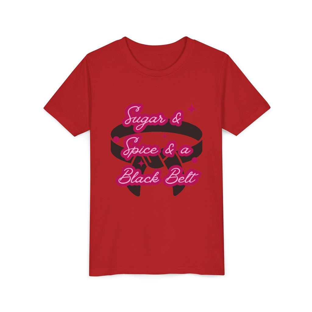 Sugar and Spice and a Black Belt -  Bold Retro Graphic