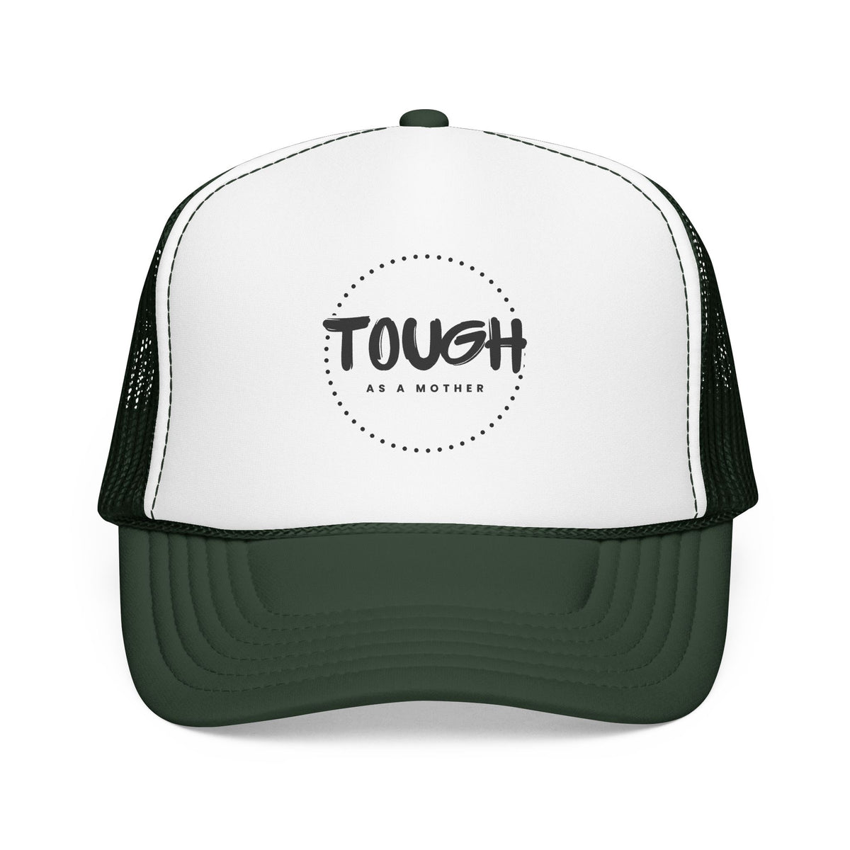 Tough As A Mother Trucker Hat — Retro Foam Mesh Cap for Moms