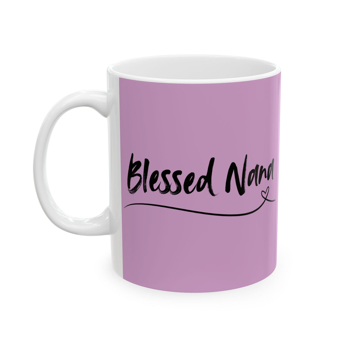 Blessed Nana Mug — Pink Personalized Nana Coffee Cup