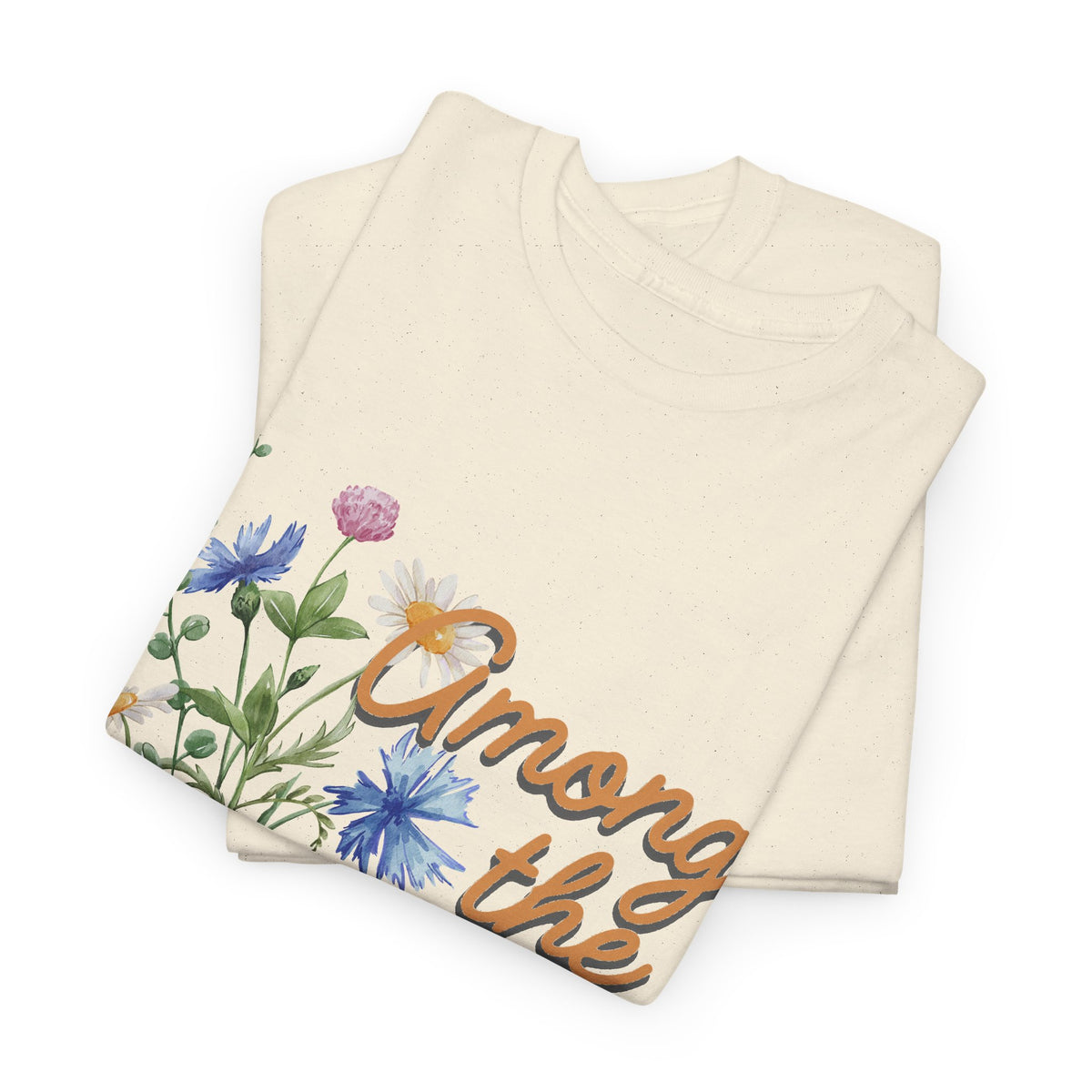 Among the Wild Flowers Tee — Floral Graphic T-Shirt