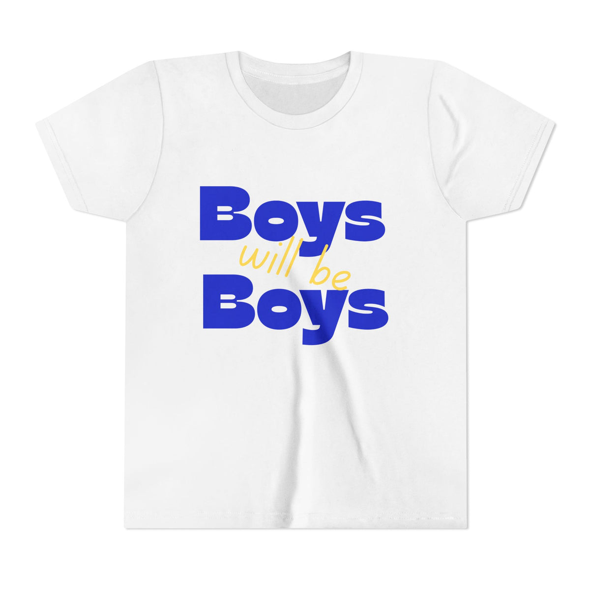 Youth Tee — "Boys Will Be Boys" Bold Retro Graphic