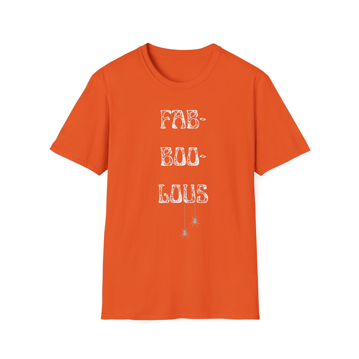 FAB BOO LOUS Women's T-Shirt — Minimal Crew Neck Tee for Halloween