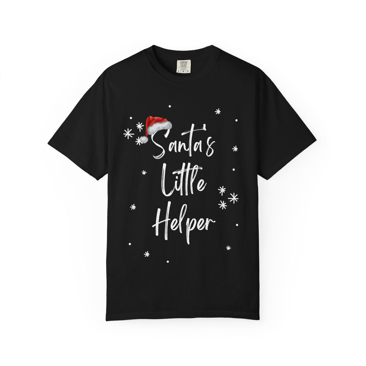 Santa's Little Helper T-Shirt — Women's Christmas Holiday Tee