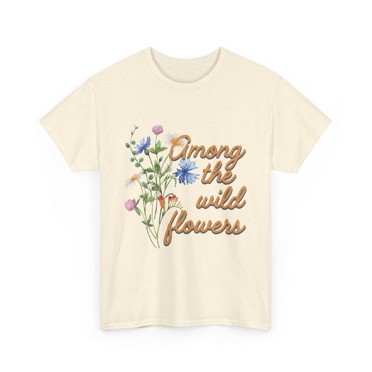Among the Wild Flowers Tee — Floral Graphic T-Shirt