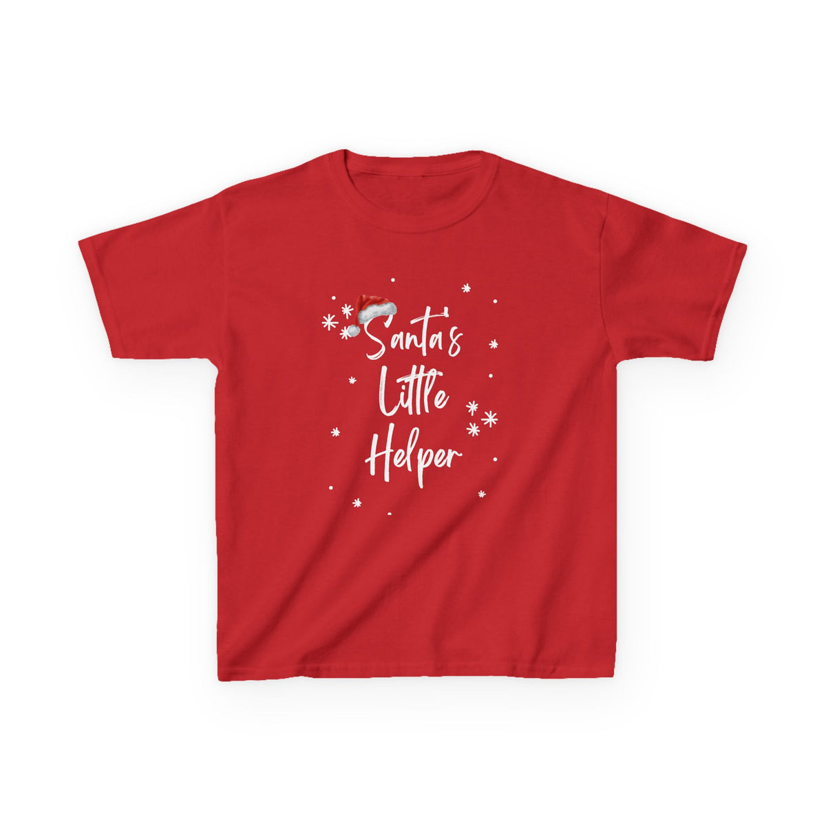 Kids T-Shirt — "Santa's Little Helper" Christmas Tee for Toddlers & Kids