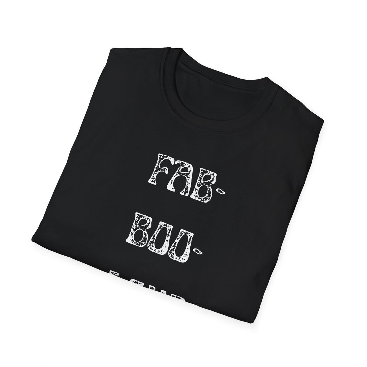 FAB BOO LOUS Women's T-Shirt — Minimal Crew Neck Tee for Halloween