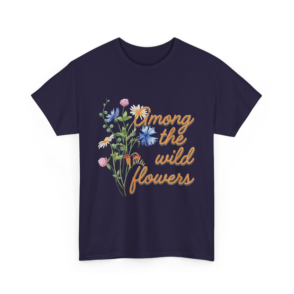 Among the Wild Flowers Tee — Floral Graphic T-Shirt
