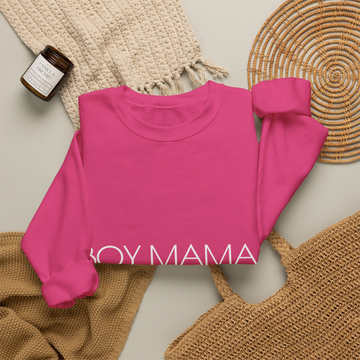 Boy Mama Crewneck Sweatshirt