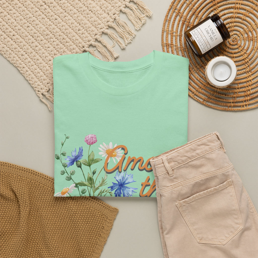 Among the Wild Flowers Tee — Floral Graphic T-Shirt