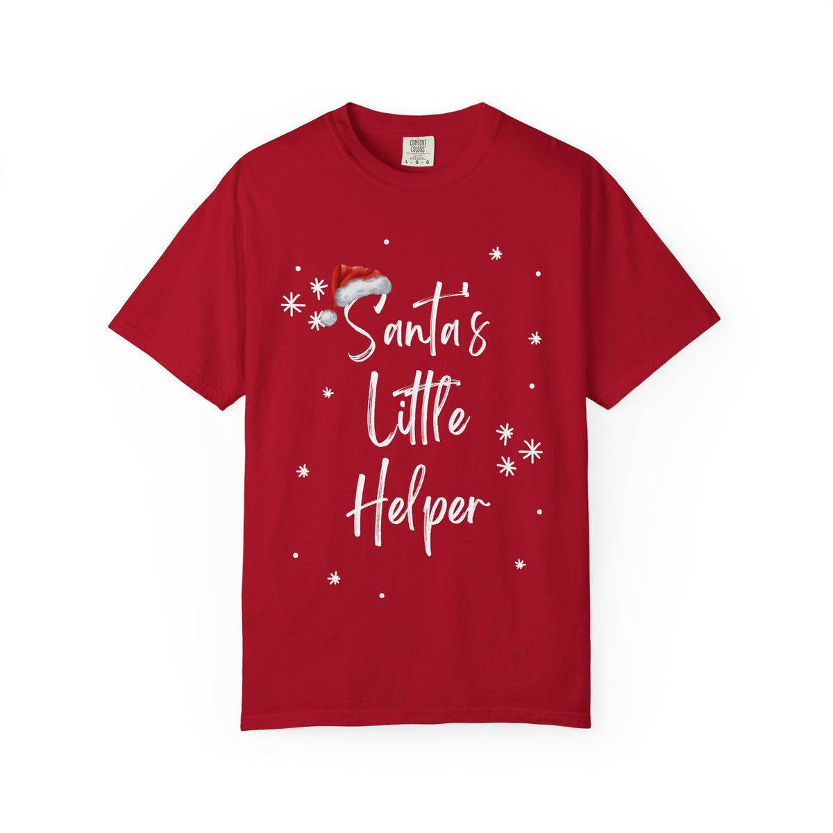 Santa's Little Helper T-Shirt — Women's Christmas Holiday Tee