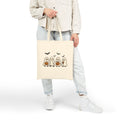 Halloween Ghosts Cotton Tote Bag — Cute Trick-or-Treat Pumpkin Ghosts Tote