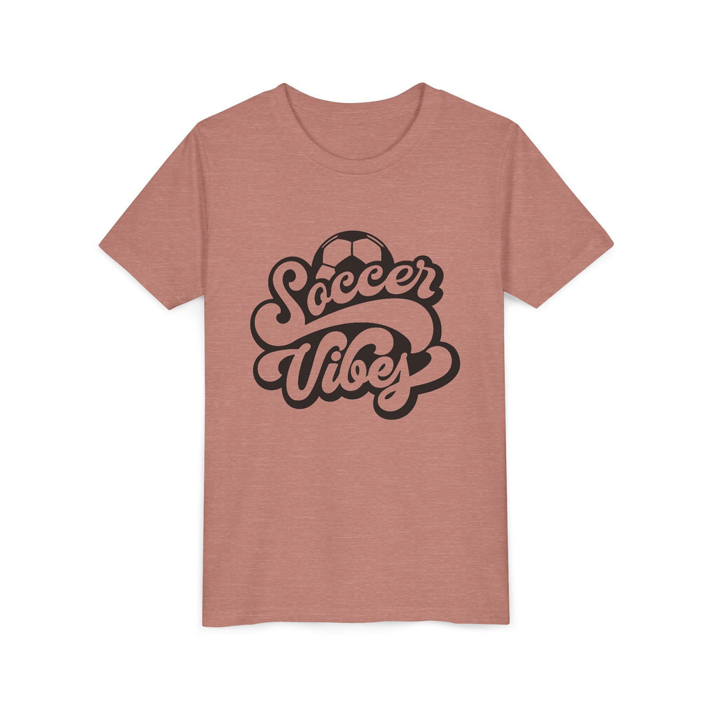 Soccer Vibes Youth Tee - Cute Kids' Sports T-Shirt