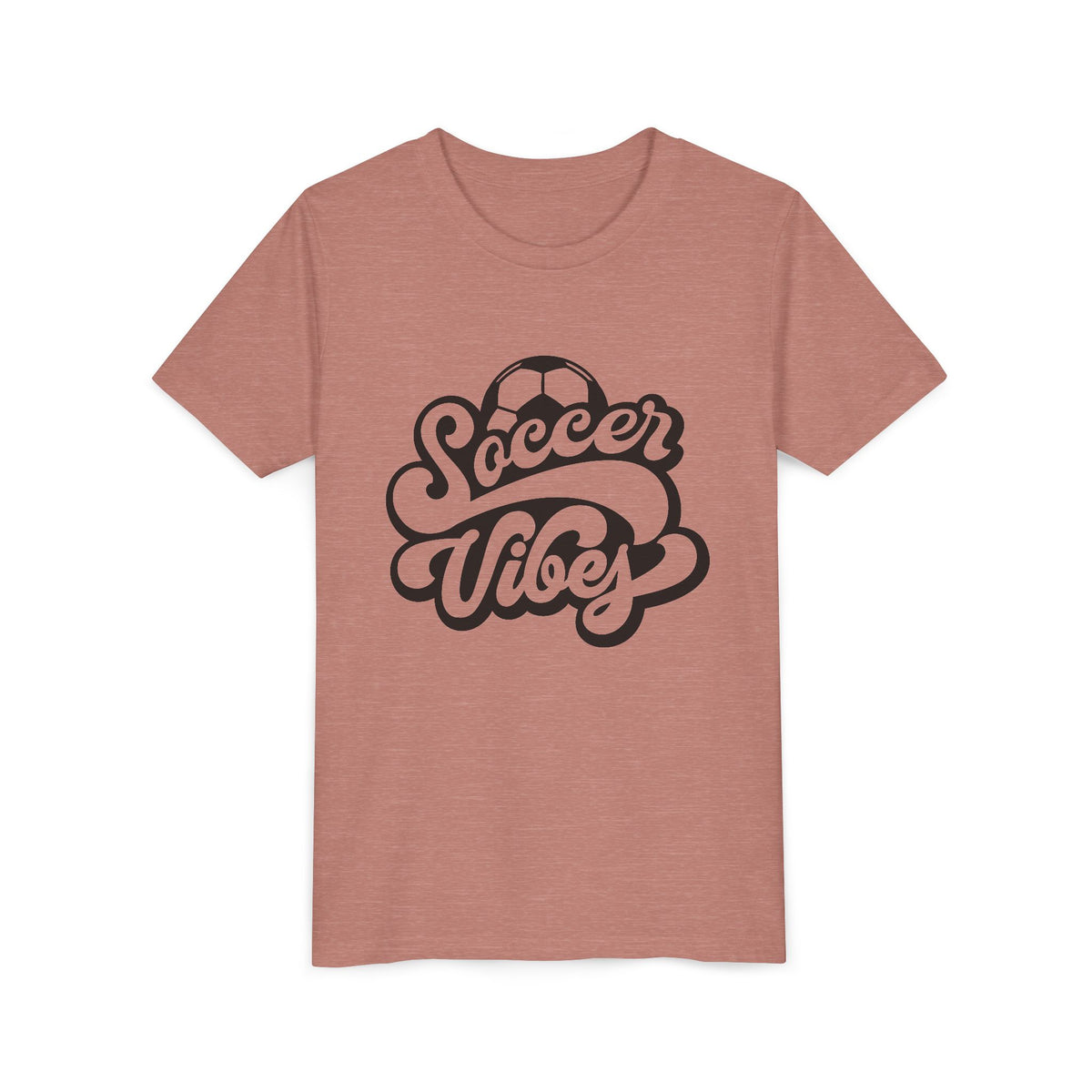 Soccer Vibes Youth Tee - Cute Kids' Sports T-Shirt