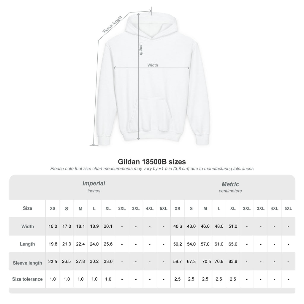 Youth Hoodie - "Hit Hard. Play Fast. Win Daily." Football Pullover