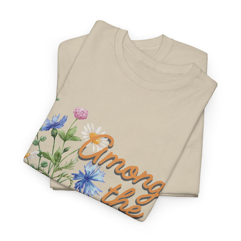 Among the Wild Flowers Tee — Floral Graphic T-Shirt