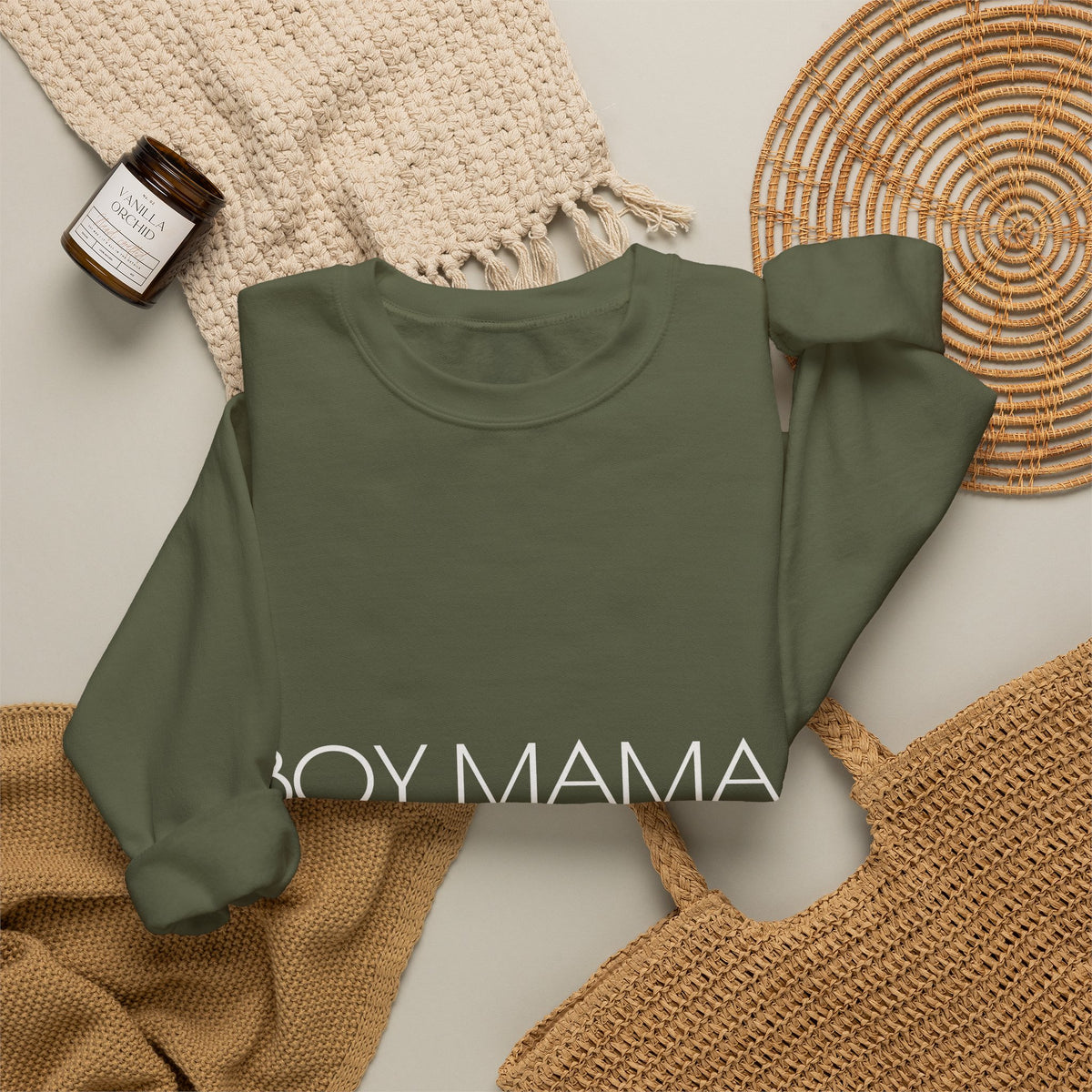 Boy Mama Crewneck Sweatshirt