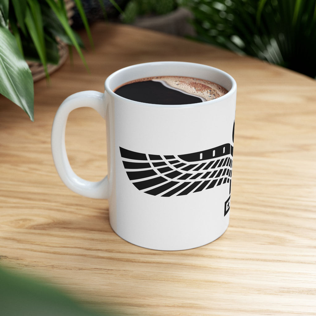 SURYOYO white ceramic mug