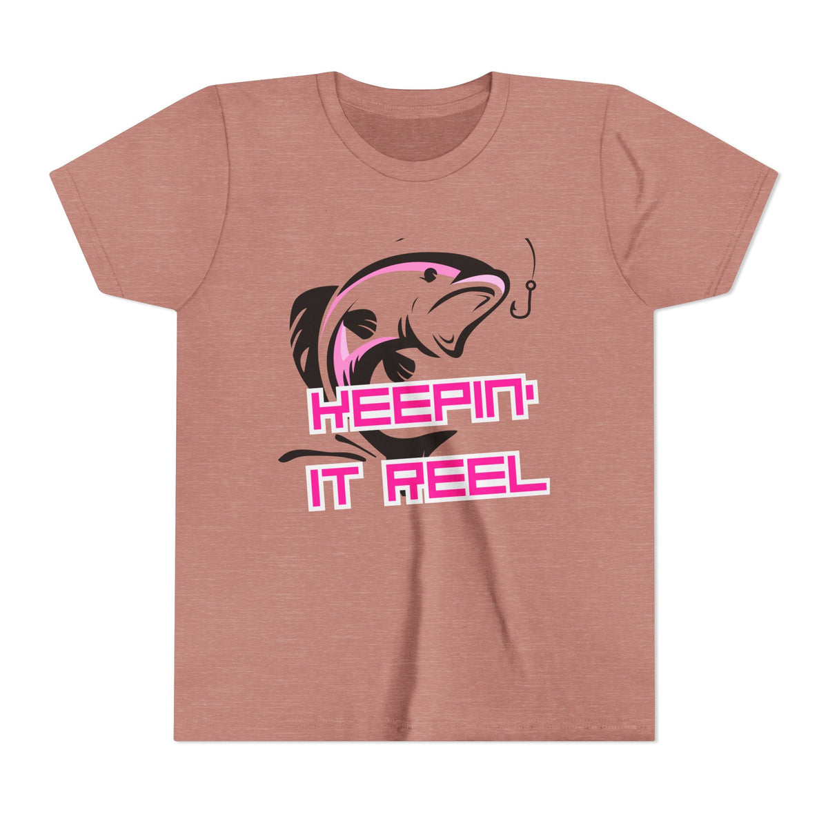 Youth Fishing Tee - "Keepin' It Reel" Graphic Shirt