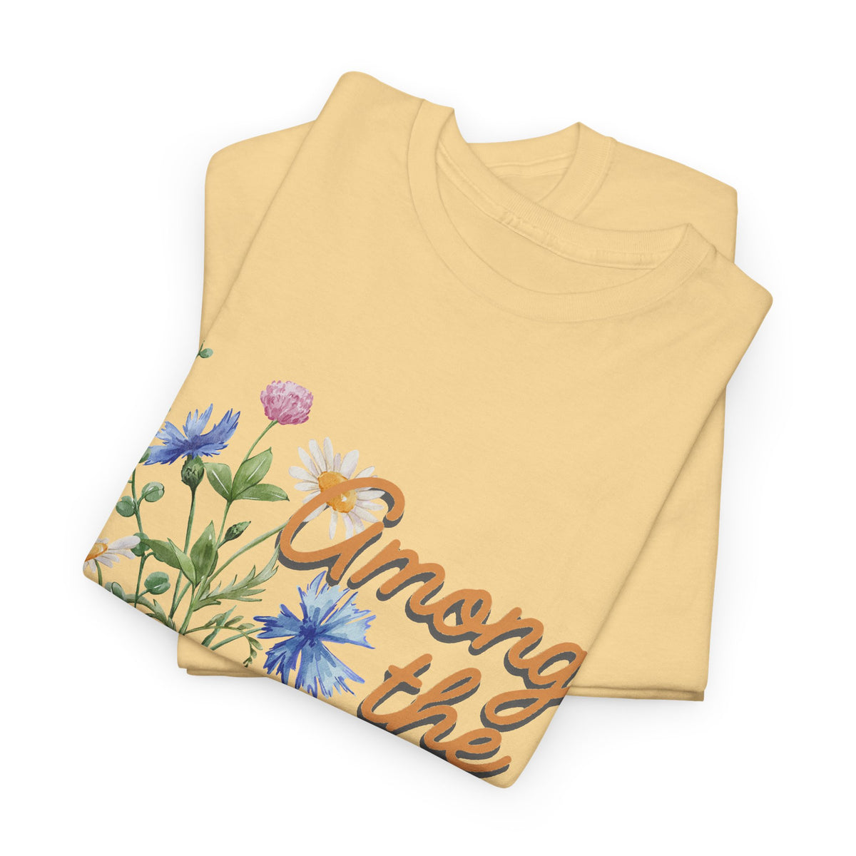 Among the Wild Flowers Tee — Floral Graphic T-Shirt
