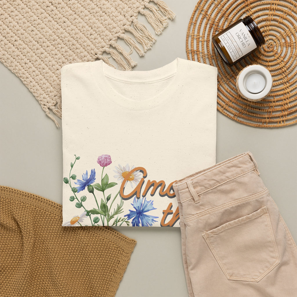 Among the Wild Flowers Tee — Floral Graphic T-Shirt