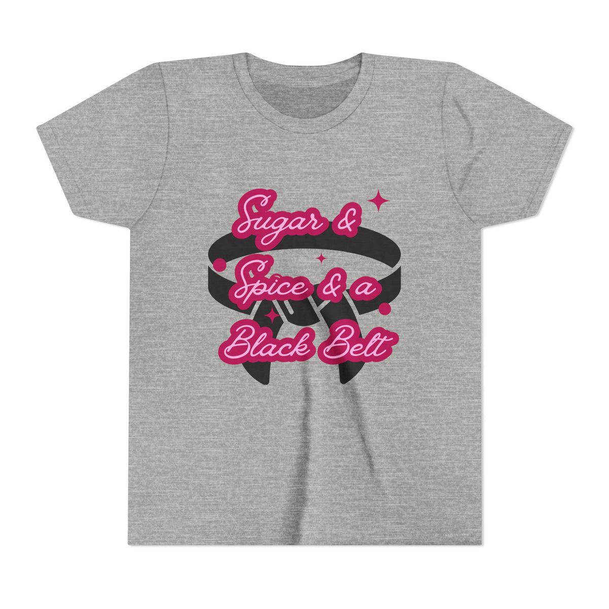 Sugar and Spice and a Black Belt -  Bold Retro Graphic