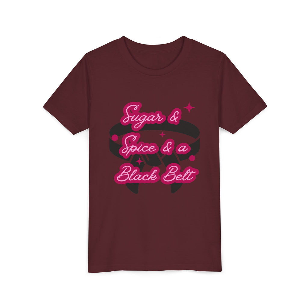 Sugar and Spice and a Black Belt -  Bold Retro Graphic