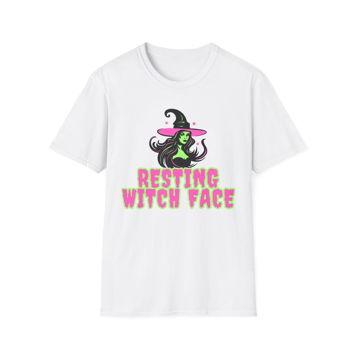 Resting Witch Face T-Shirt — Funny Halloween Witch Graphic Tee