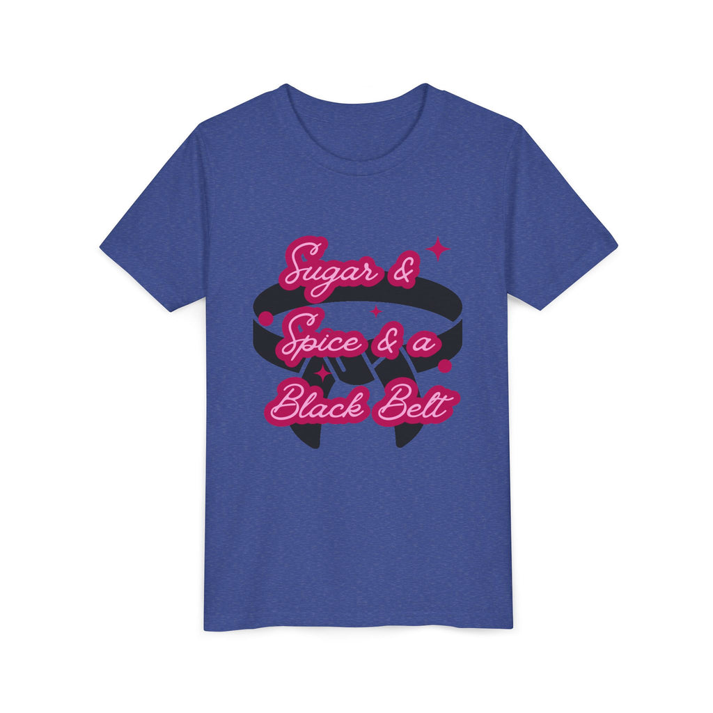 Sugar and Spice and a Black Belt -  Bold Retro Graphic