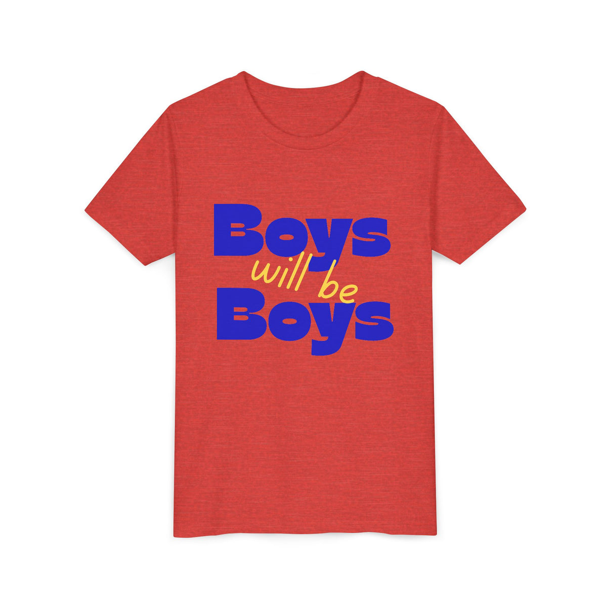 Youth Tee — "Boys Will Be Boys" Bold Retro Graphic