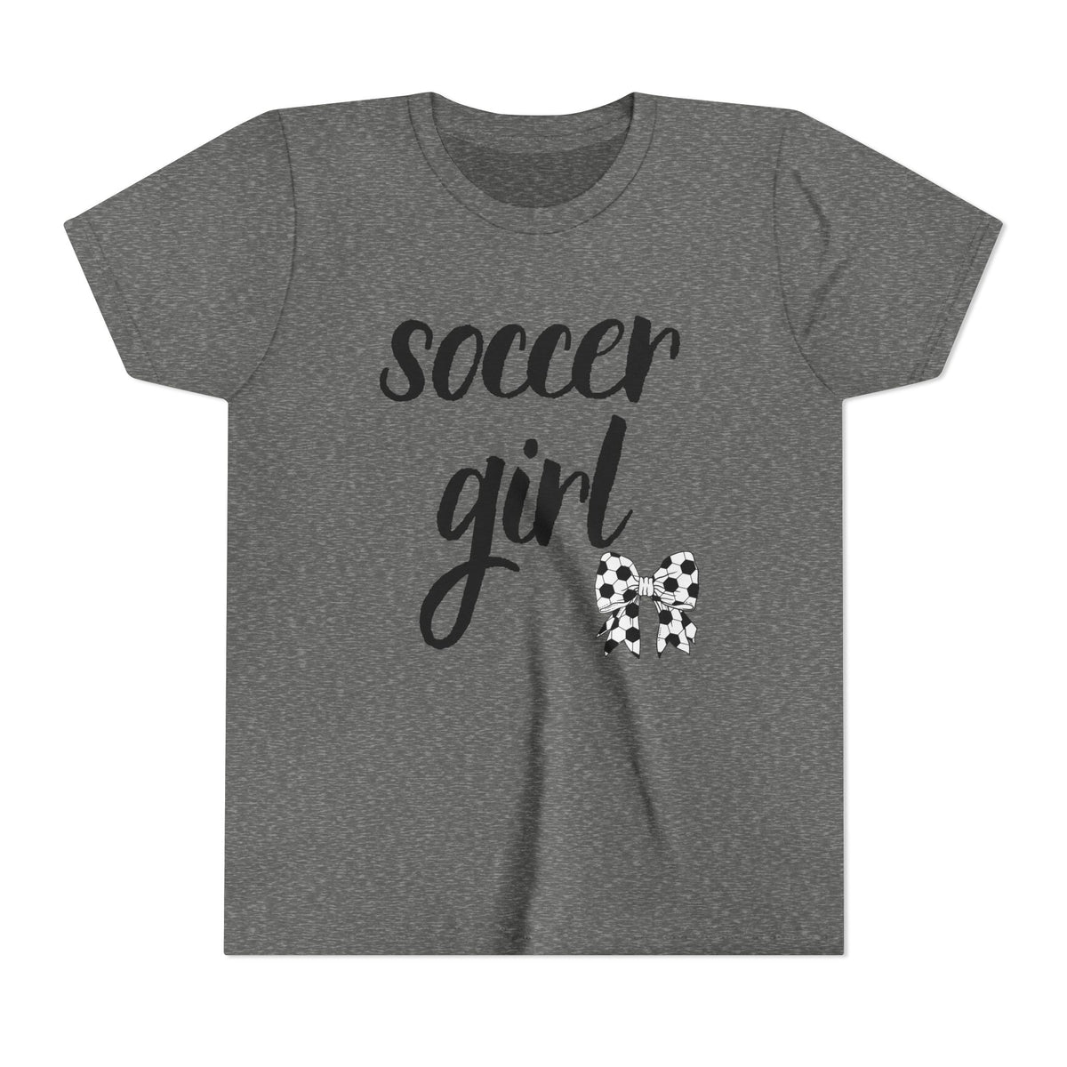 Soccer Girl Youth Tee - Cute Kids' Sports T-Shirt