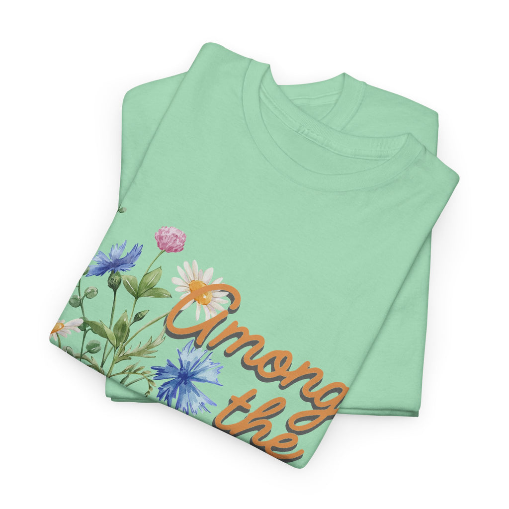 Among the Wild Flowers Tee — Floral Graphic T-Shirt