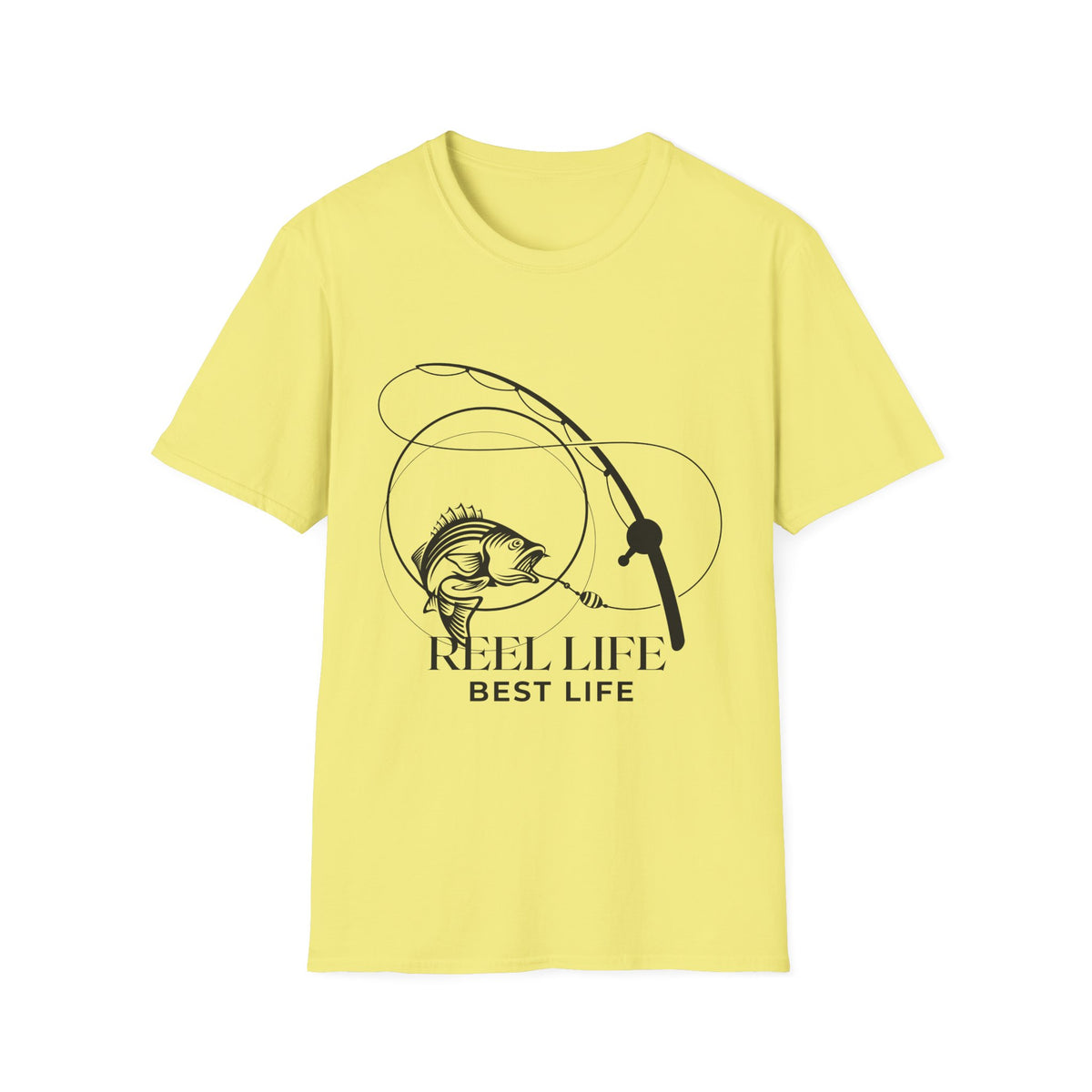 Reel Life Best Life T-Shirt — Fishing Tee