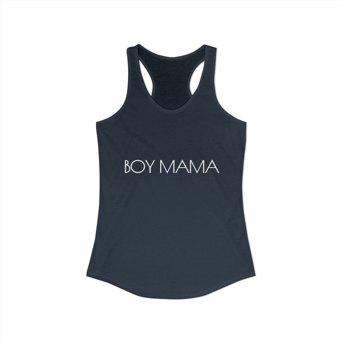 Boy Mama Women's Ideal Racerback Tank