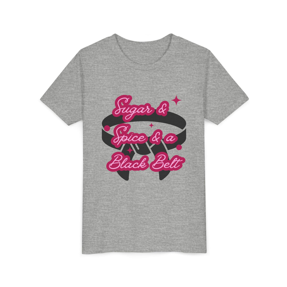 Sugar and Spice and a Black Belt -  Bold Retro Graphic