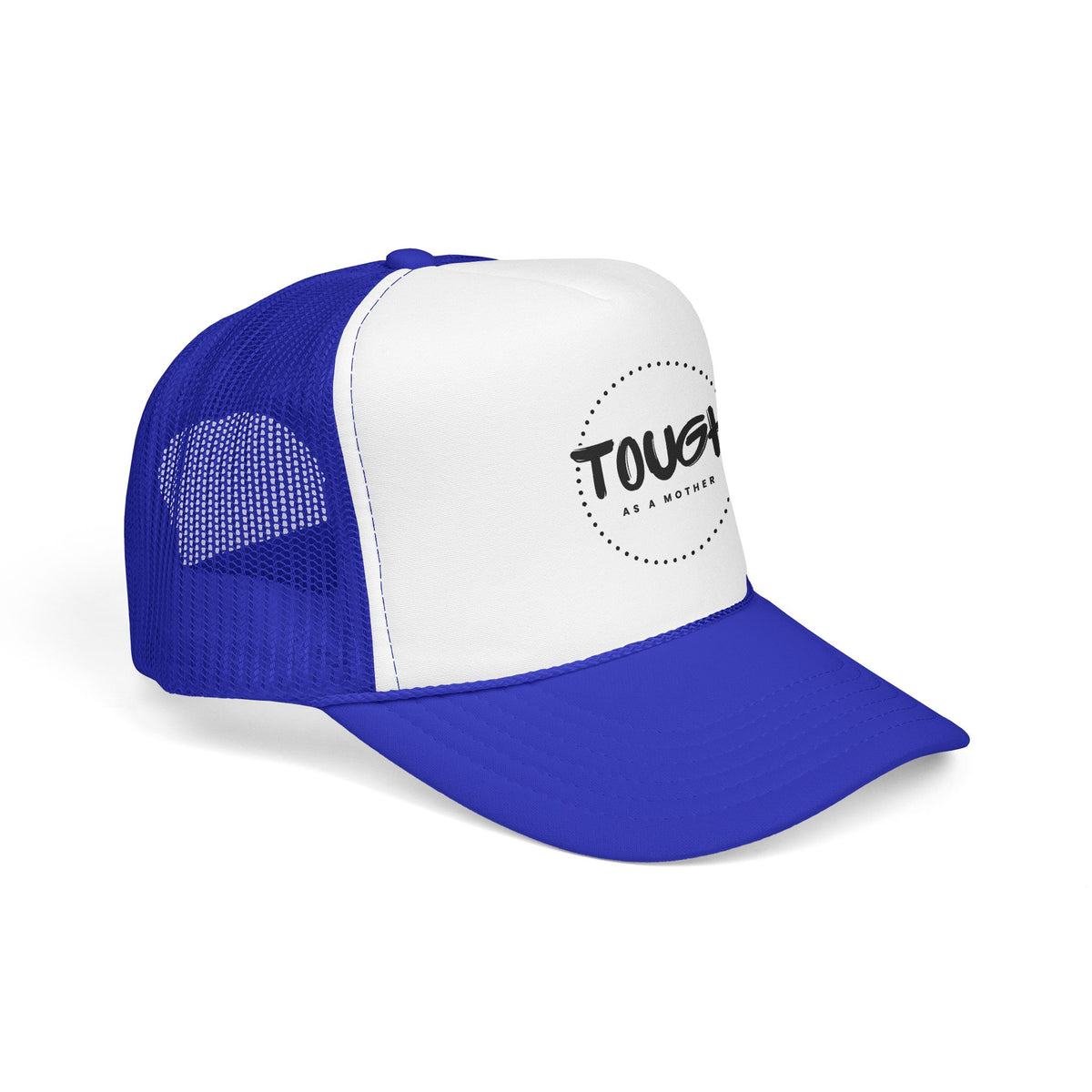 Tough As A Mother Trucker Hat — Retro Foam Mesh Cap for Moms