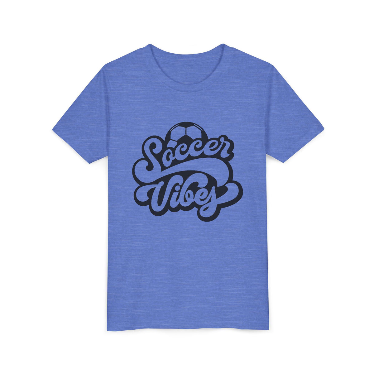 Soccer Vibes Youth Tee - Cute Kids' Sports T-Shirt