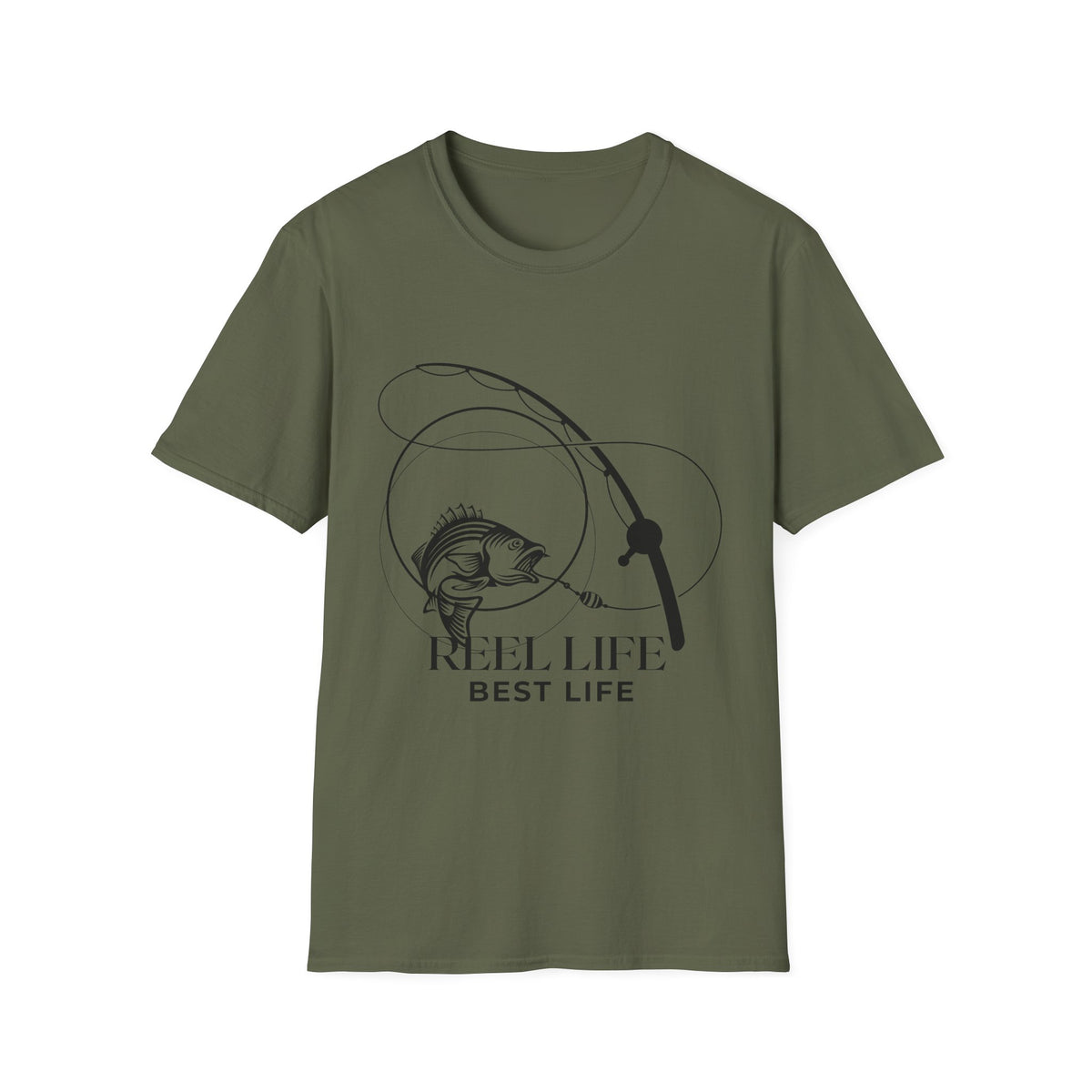 Reel Life Best Life T-Shirt — Fishing Tee