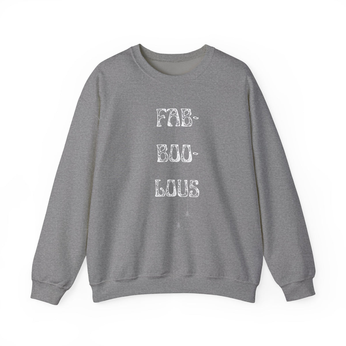 Fab-Boo-Lous Sweatshirt — Halloween Graphic Crewneck for Women & Teens